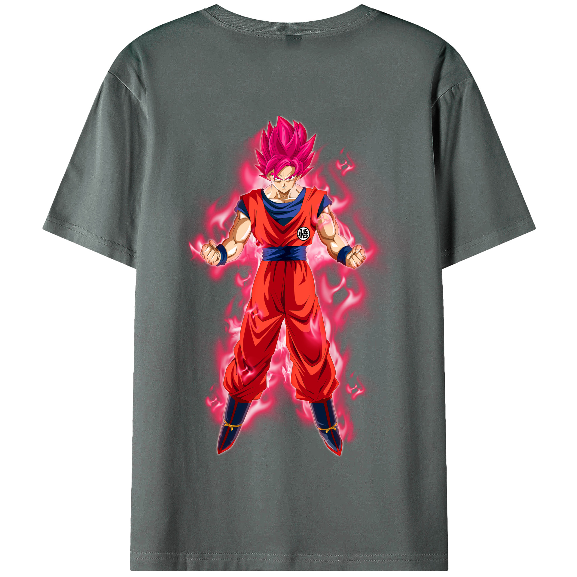 （画像用） ドラゴンボール 孫 悟飯（そんごはん）DRAGON BALL Son Gohan 綿100％半袖Tシャツ（背面プリント）